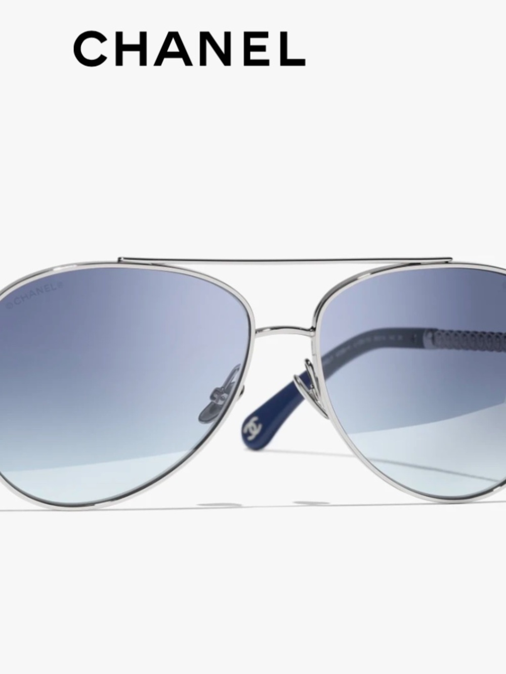 Chanel Pilot aviator sunglasses